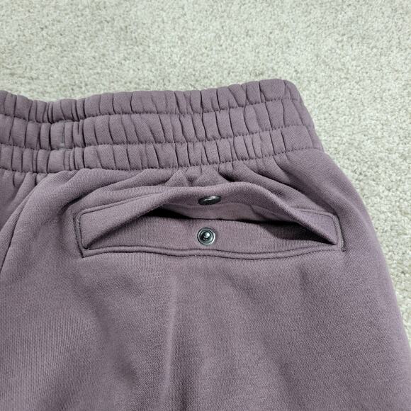 Under Armour Essentials Sweat Pants Mens M Pink Mauve Gym Cozy Fleece Joggers - Picture 7 of 14